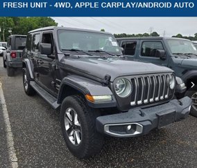 Used 2019 Jeep Wrangler Unlimited Sahara w/ LED Lighting Group image 1