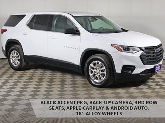 Used 2020 Chevrolet Traverse LS w/ LPO, Black Accent Package image 1