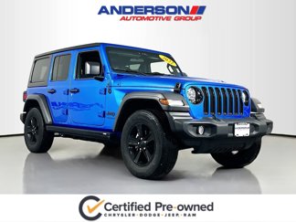 Certified 2022 Jeep Wrangler Unlimited Sport image 1