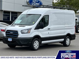 Used 2022 Ford E-Transit Medium Roof w/ Load Area Protection Package image 1