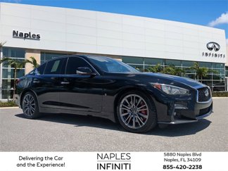 Certified 2018 INFINITI Q50 Red Sport 400 w/ Sensory Package (Sport) image 1