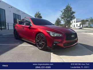 Used 2019 INFINITI Q50 Red Sport 400 w/ Proactive Package image 1