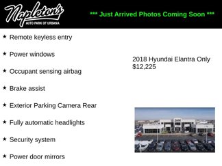 Used 2018 Hyundai Elantra SEL w/ Cargo Package image 1