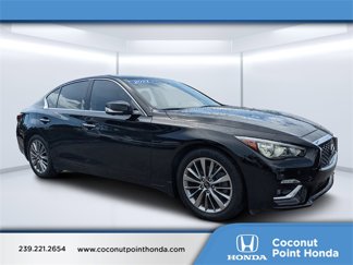 Used 2022 INFINITI Q50 Luxe w/ Cargo Package image 1