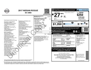Used 2017 Nissan Rogue SV w/ Midnight Edition Package image 1