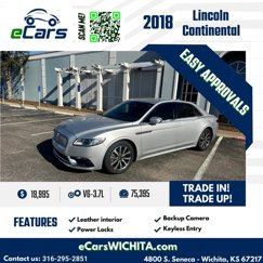 Used 2018 Lincoln Continental Premiere image 1