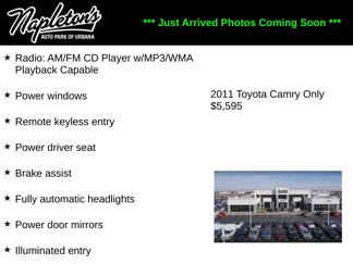 Used 2011 Toyota Camry LE w/ LE Extra-Value Pkg image 1