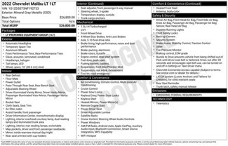 Used 2022 Chevrolet Malibu LT image 1