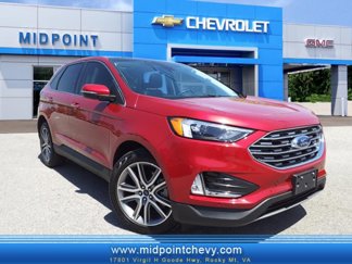 Used 2022 Ford Edge Titanium w/ Class II Trailer Tow Package image 1