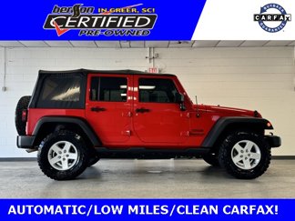 Used 2017 Jeep Wrangler Unlimited Sport w/ Quick Order Package 24S image 1
