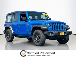 Certified 2021 Jeep Wrangler Unlimited Sport image 1