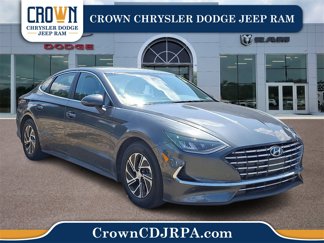 Used 2022 Hyundai Sonata Blue image 1