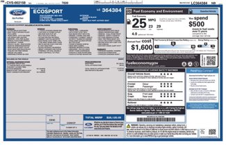 Used 2020 Ford EcoSport SES image 1