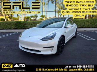 Used 2022 Tesla Model 3 Standard Range image 1