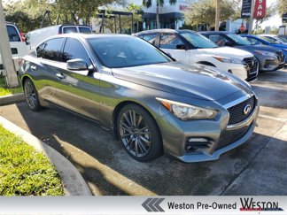 Used 2016 INFINITI Q50 Red Sport 400 image 1