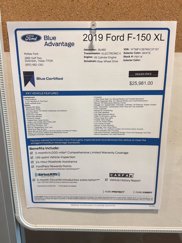 Used 2019 Ford F150 XL w/ Equipment Group 101A Mid image 1