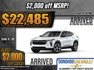New 2025 Chevrolet Trax RS w/ Driver Confidence Package image 1