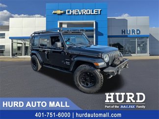 Used 2020 Jeep Wrangler Unlimited Sahara w/ LED Lighting Group image 1