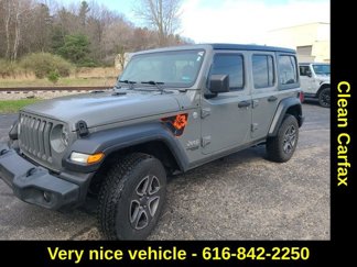 Used 2021 Jeep Wrangler Unlimited Sport image 1