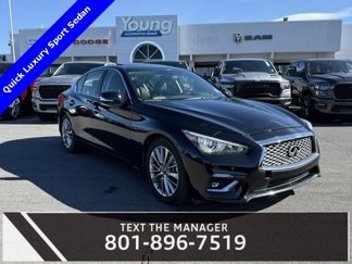 Used 2022 INFINITI Q50 Luxe w/ Cargo Package image 1