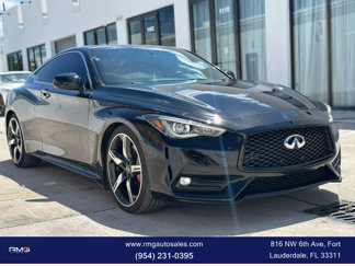 Used 2017 INFINITI Q60 Red Sport 400 image 1