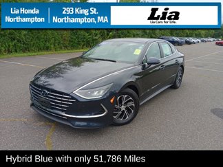 Used 2021 Hyundai Sonata Blue image 1