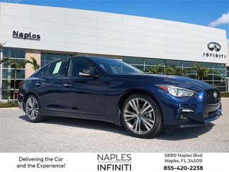 Certified 2023 INFINITI Q50 Sensory image 1