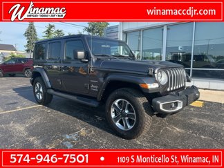 Used 2021 Jeep Wrangler Unlimited Sahara w/ Cold Weather Group image 1