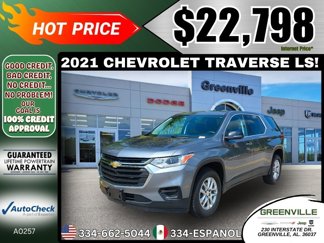 Used 2021 Chevrolet Traverse LS image 1