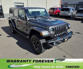 Used 2021 Jeep Wrangler Unlimited Rubicon 4xe w/ Steel Bumper Group image 1