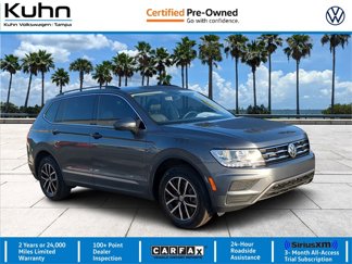 Certified 2021 Volkswagen Tiguan SE w/ Panoramic Sunroof Package image 1