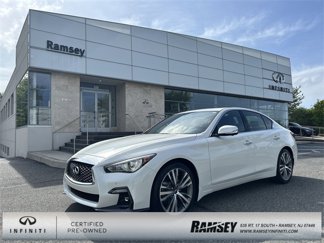 Certified 2022 INFINITI Q50 Sensory image 1