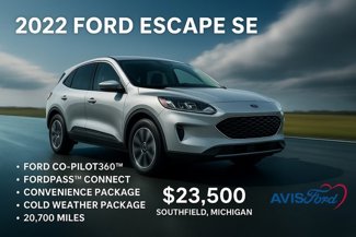 Used 2022 Ford Escape SE w/ SE Sport Appearance Package image 1