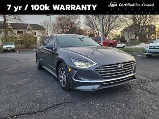Used 2023 Hyundai Sonata Blue image 1