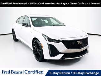 Certified 2022 Cadillac CT5 V w/ LPO, ONYX Package image 1