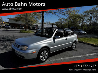 Used 2002 Volkswagen Cabrio GLX image 1
