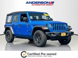 Used 2021 Jeep Wrangler Unlimited Sport image 1