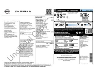 Used 2014 Nissan Sentra SV image 1