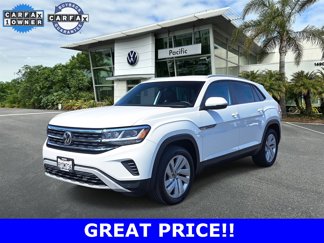 Used 2021 Volkswagen Atlas Cross Sport SE w/ V6 Towing Package image 1