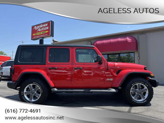 Used 2021 Jeep Wrangler Unlimited Sahara w/ Dual Top Group image 1