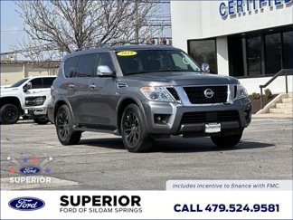 Used 2019 Nissan Armada Platinum w/ Captain's Chairs Package image 1