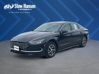 Used 2021 Hyundai Sonata Blue w/ Cargo Package image 1