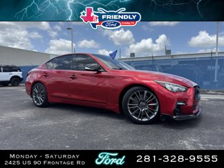 Used 2018 INFINITI Q50 Red Sport 400 w/ Sensory Package (Sport) image 1