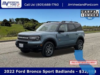 Certified 2022 Ford Bronco Sport Badlands w/ Premium Package image 1