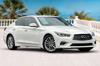 Used 2021 INFINITI Q50 Luxe w/ Cargo Package image 1