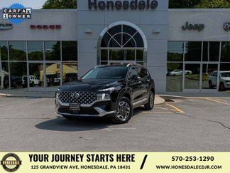 Used 2022 Hyundai Santa Fe Blue image 1