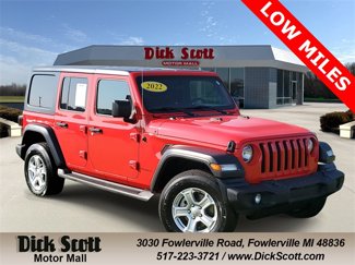 Certified 2022 Jeep Wrangler Unlimited Sport image 1