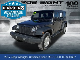 Used 2017 Jeep Wrangler Unlimited Sport w/ Quick Order Package 24S image 1