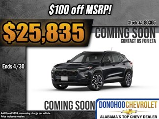 New 2025 Chevrolet Trax RS image 1