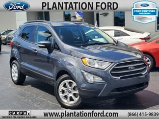 Certified 2021 Ford EcoSport SE w/ Interior Protection Package image 1